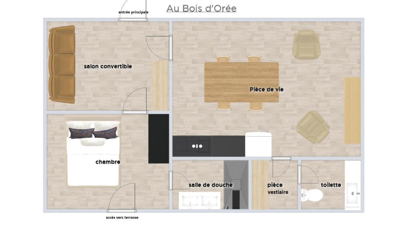 Au Bois D'Oree Liré Kültér fotó